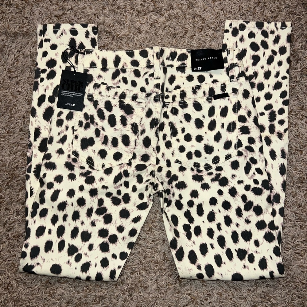 Joes jeans leopard print skinny jeans - Picture 1 of 6